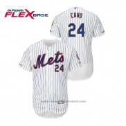 Maglia Baseball Uomo New York Mets Robinson Cano 150 Anniversario Autentico Flex Base Bianco