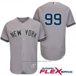Maglia Baseball Uomo New York Yankees Aaron Judge Grigio Flex Base
