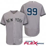 Maglia Baseball Uomo New York Yankees Aaron Judge Grigio Flex Base