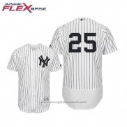 Maglia Baseball Uomo New York Yankees Gleyber Torres Flex Base Autentico Collection Home Bianco
