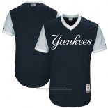 Maglia Baseball Uomo New York Yankees Players Weekend 2017 Personalizzate Nero