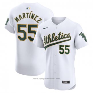 Maglia Baseball Uomo Oakland Athletics Adrian Martinez Home Elite Bianco