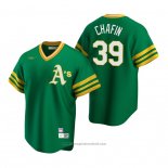 Maglia Baseball Uomo Oakland Athletics Andrew Chafin Cooperstown Collection Road Verde