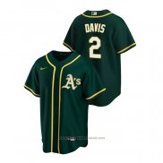 Maglia Baseball Uomo Oakland Athletics Khris Davis 2020 Replica Alternato Verde