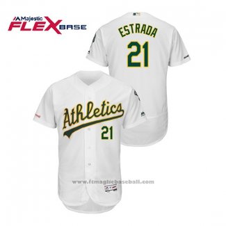 Maglia Baseball Uomo Oakland Athletics Marco Estrada 150 Anniversario Autentico Flex Base Bianco