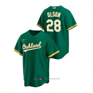 Maglia Baseball Uomo Oakland Athletics Matt Olson Replica Alternato Verde