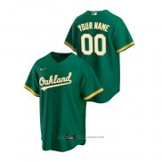 Maglia Baseball Uomo Oakland Athletics Personalizzate Replica Alternato Verde