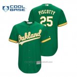 Maglia Baseball Uomo Oakland Athletics Stephen Piscotty Cool Base Alternato Kelly Verde