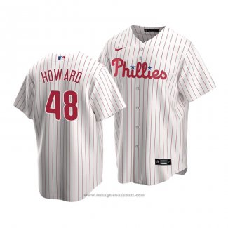 Maglia Baseball Uomo Philadelphia Phillies Spencer Howard Replica Primera 2020 Bianco