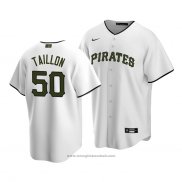 Maglia Baseball Uomo Pittsburgh Pirates Jameson Taillon Replica Alternato 2020 Bianco