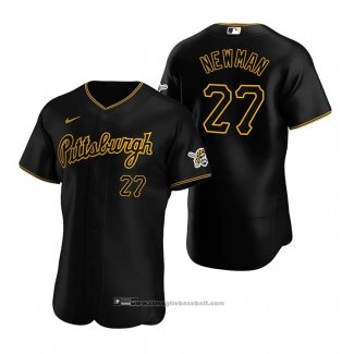 Maglia Baseball Uomo Pittsburgh Pirates Kevin Newman Autentico Alternato Nero