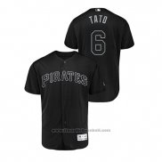 Maglia Baseball Uomo Pittsburgh Pirates Starling Marte 2019 Players Weekend Autentico Nero