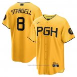Maglia Baseball Uomo Pittsburgh Pirates Willie Stargell 2023 City Connect Replica Oro