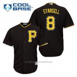 Maglia Baseball Uomo Pittsburgh Pirates Willie Stargell 8 Nero Alternato Cool Base