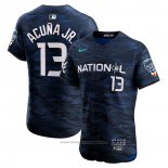 Maglia Baseball Uomo Ronald Acua JR. All Star 2023 Vapor Premier Elite Blu