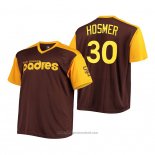 Maglia Baseball Uomo San Diego Padres Eric Hosmer Replica Cooperstown Marrone