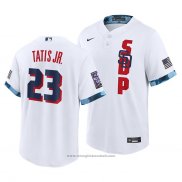 Maglia Baseball Uomo San Diego Padres Fernando Tatis Jr. 2021 All Star Replica Bianco