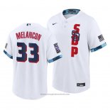 Maglia Baseball Uomo San Diego Padres Mark Melancon 2021 All Star Replica Bianco