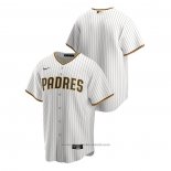 Maglia Baseball Uomo San Diego Padres Replica Home Bianco Marrone