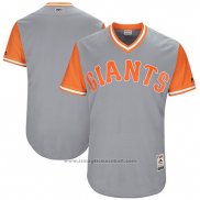 Maglia Baseball Uomo San Francisco Giants 2017 Little League World Series Grigio