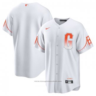 Maglia Baseball Uomo San Francisco Giants 2021 City Connect Replica