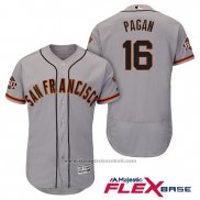 Maglia Baseball Uomo San Francisco Giants Angel Pagan Grigio Flex Base