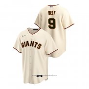 Maglia Baseball Uomo San Francisco Giants Brandon Belt Replica Home Crema