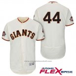 Maglia Baseball Uomo San Francisco Giants Jake Peavy Crema Home Flex Base