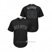 Maglia Baseball Uomo San Francisco Giants Personalizzate 2019 Players Weekend Replica Nero