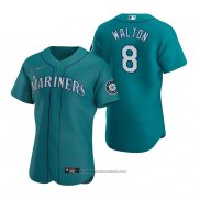 Maglia Baseball Uomo Seattle Mariners Donovan Walton Autentico Alternato Verde