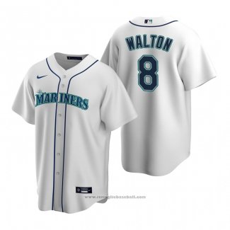 Maglia Baseball Uomo Seattle Mariners Donovan Walton Replica Home Bianco