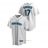 Maglia Baseball Uomo Seattle Mariners Mitch Haniger Replica Home Bianco