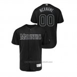 Maglia Baseball Uomo Seattle Mariners Personalizzate 2019 Players Weekend Autentico Nero