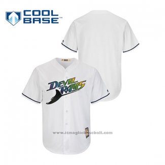 Maglia Baseball Uomo Tampa Bay Rays Turn Back The Clock Cool Base Bianco