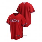 Maglia Baseball Uomo Texas Rangers Replica 2020 Alternato Rosso