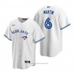 Maglia Baseball Uomo Toronto Blue Jays Austin Martin Replica 2020 Bianco