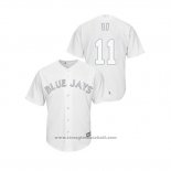 Maglia Baseball Uomo Toronto Blue Jays Bo Bichette 2019 Players Weekend Replica Bianco