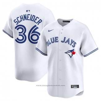 Maglia Baseball Uomo Toronto Blue Jays Davis Schneider Home Limited Bianco