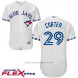 Maglia Baseball Uomo Toronto Blue Jays Joe Carter Bianco Flex Base