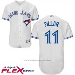 Maglia Baseball Uomo Toronto Blue Jays Kevin Pillar Bianco Flex Base