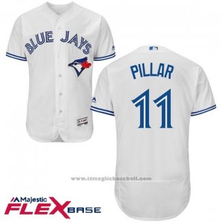 Maglia Baseball Uomo Toronto Blue Jays Kevin Pillar Bianco Flex Base