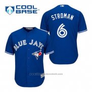 Maglia Baseball Uomo Toronto Blue Jays Marcus Stroman 6 Blu Alternato Cool Base