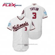 Maglia Baseball Uomo Washington Nationals Michael A. Taylor Flex Base Allenamento Primaverile 2019 Bianco