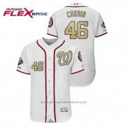 Maglia Baseball Uomo Washington Nationals Patrick Corbin 2019 Gold Program Flex Base Bianco