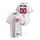 Maglia Baseball Uomo Washington Nationals Personalizzate Replica Home Bianco