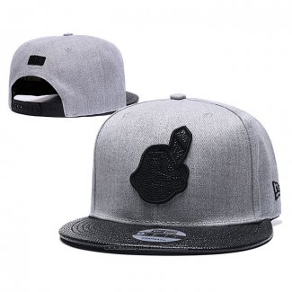 Cappellino Cleveland Indians 9FIFTY Snapback Nero Grigio