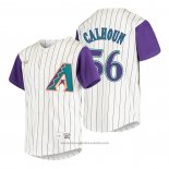 Maglia Baseball Bambino Arizona Diamondbacks Kole Calhoun Cooperstown Collection Alternato Crema