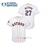 Maglia Baseball Bambino Houston Astros Jose Altuve 2019 World Series Bound Cool Base Bianco