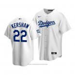 Maglia Baseball Bambino Los Angeles Dodgers Clayton Kershaw 2020 Primera Replica Bianco