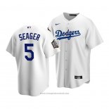 Maglia Baseball Bambino Los Angeles Dodgers Corey Seager 2020 Primera Replica Bianco